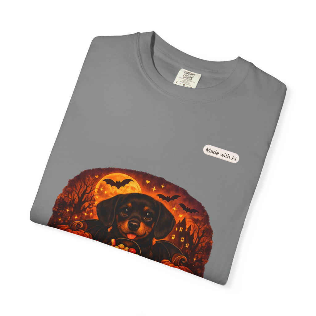Halloween Cat Pumpkin T-Shirt — Spooky Vintage Jack-O'-Lantern Design