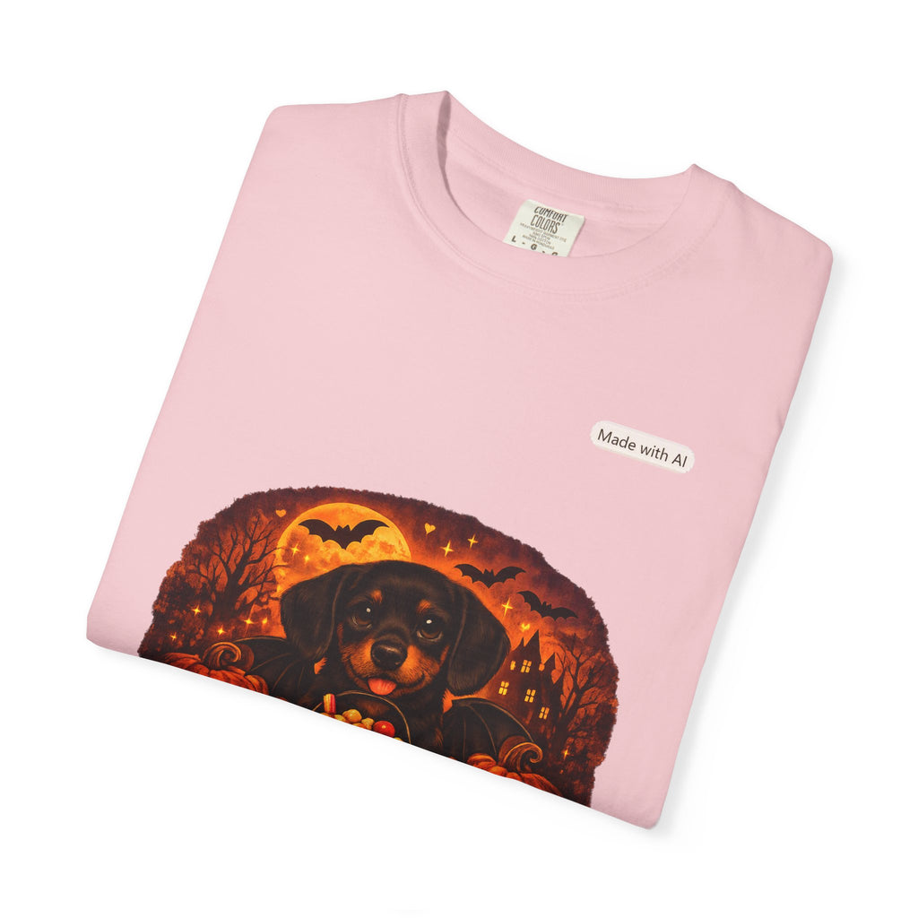 Halloween Cat Pumpkin T-Shirt — Spooky Vintage Jack-O'-Lantern Design