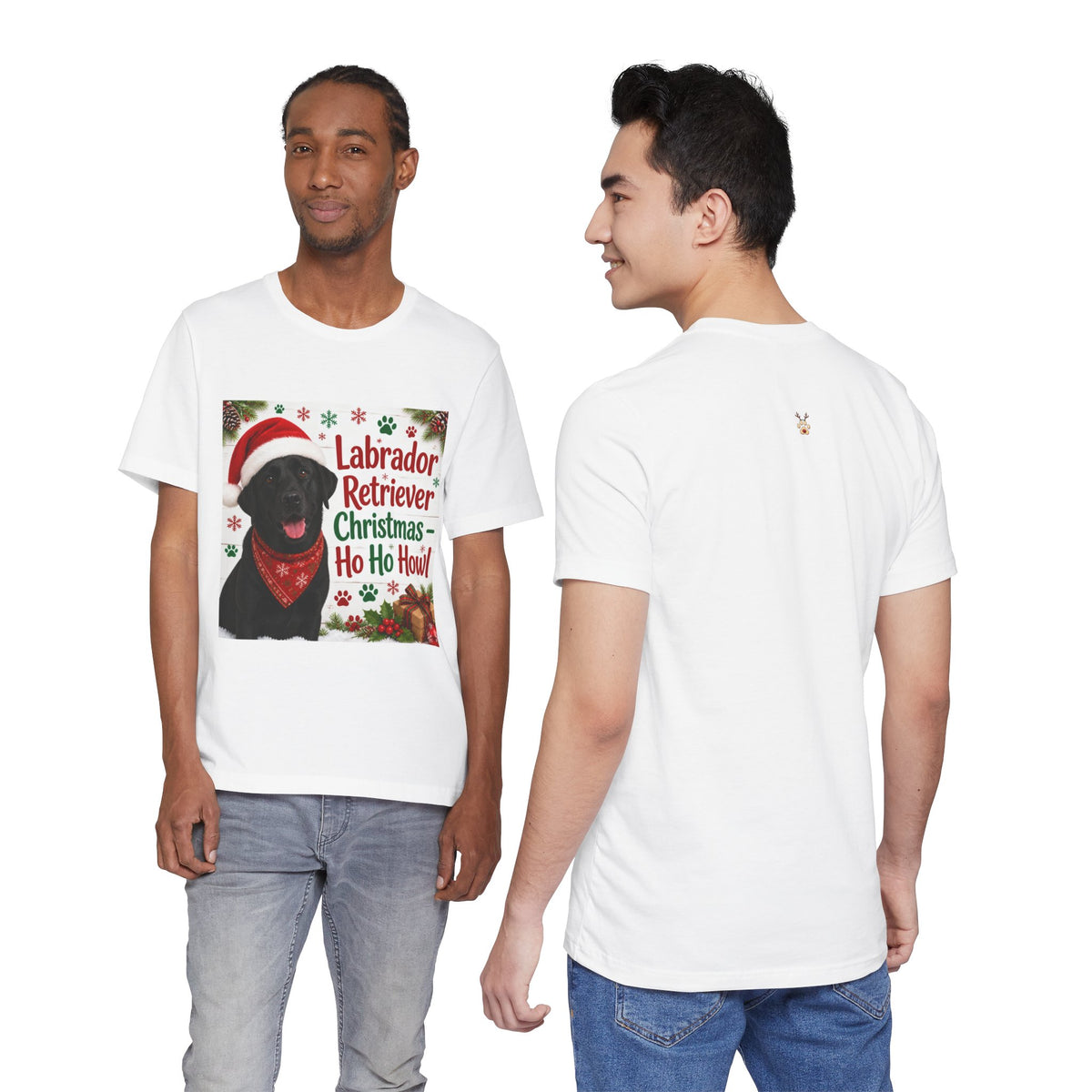 Labrador Christmas Shirt - Ho Ho Howl Labrador Retriever Tee - Funny Holiday Dog Gift