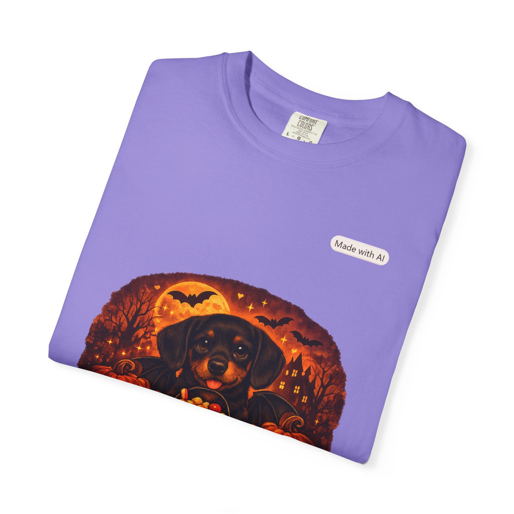 Halloween Cat Pumpkin T-Shirt — Spooky Vintage Jack-O'-Lantern Design