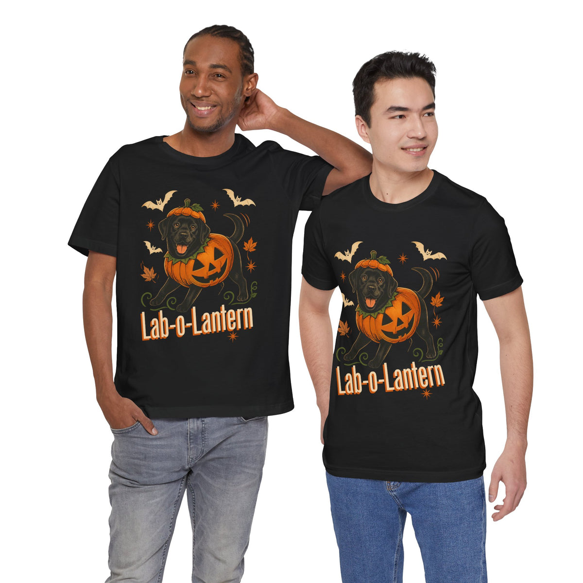 Lab-o-Lantern Black Labrador Pumpkin T-Shirt | Halloween Dog Tee