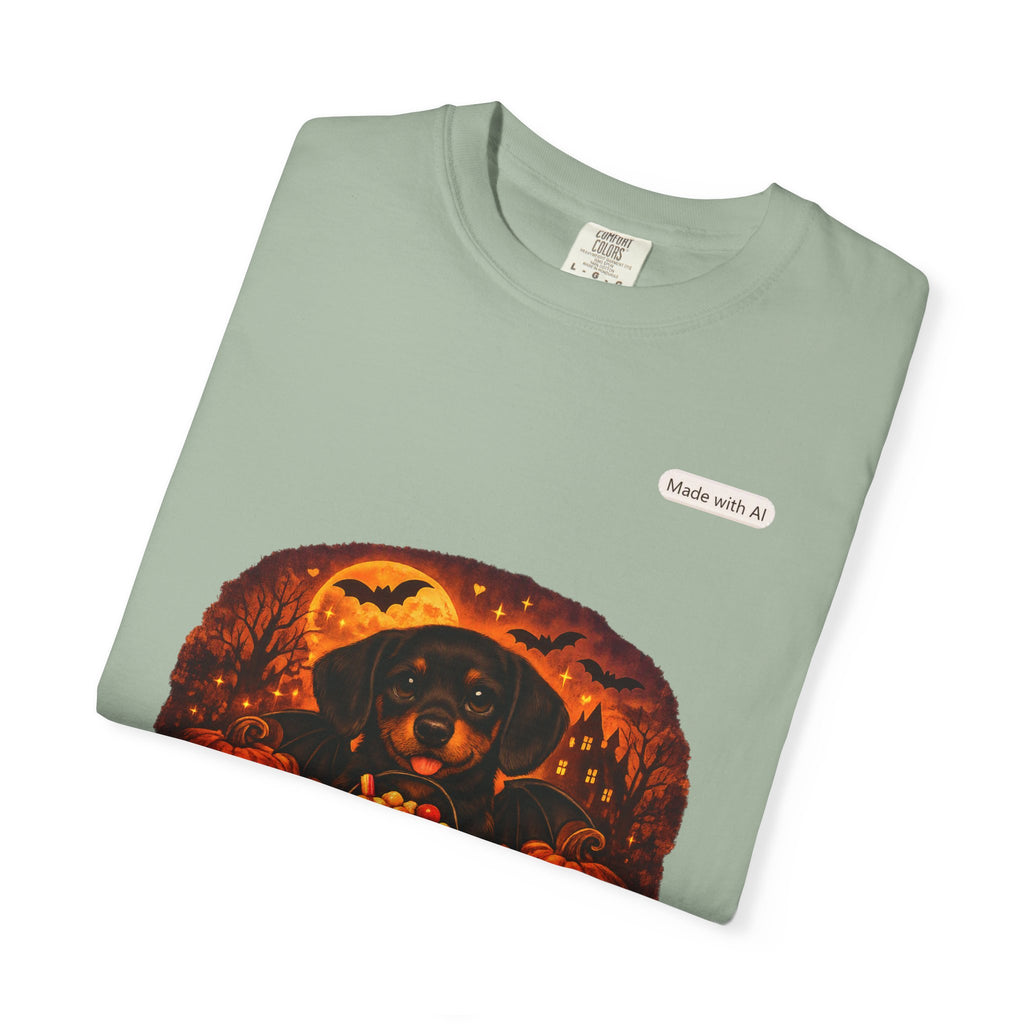 Halloween Cat Pumpkin T-Shirt — Spooky Vintage Jack-O'-Lantern Design