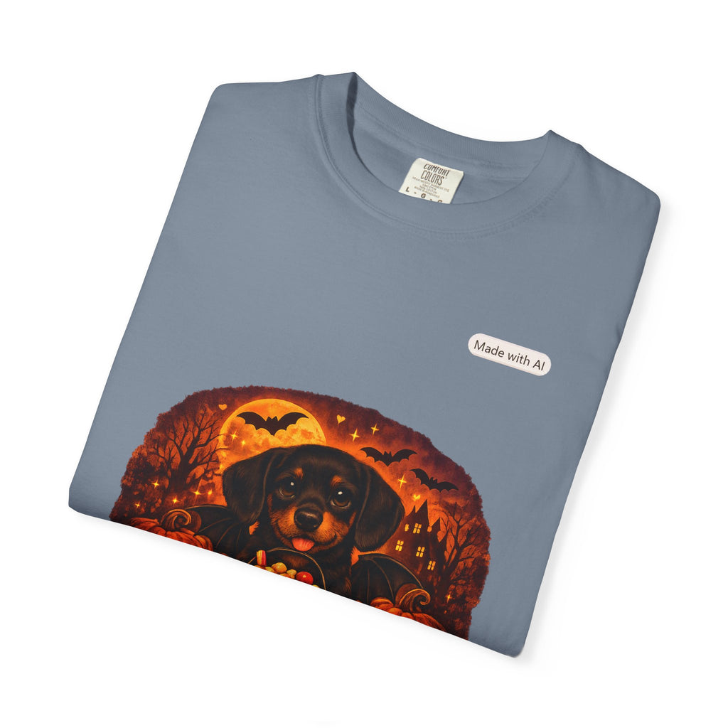 Halloween Cat Pumpkin T-Shirt — Spooky Vintage Jack-O'-Lantern Design