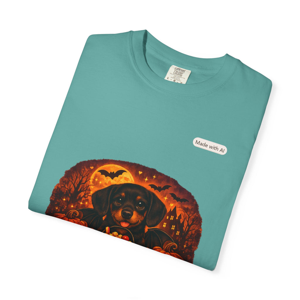 Halloween Cat Pumpkin T-Shirt — Spooky Vintage Jack-O'-Lantern Design
