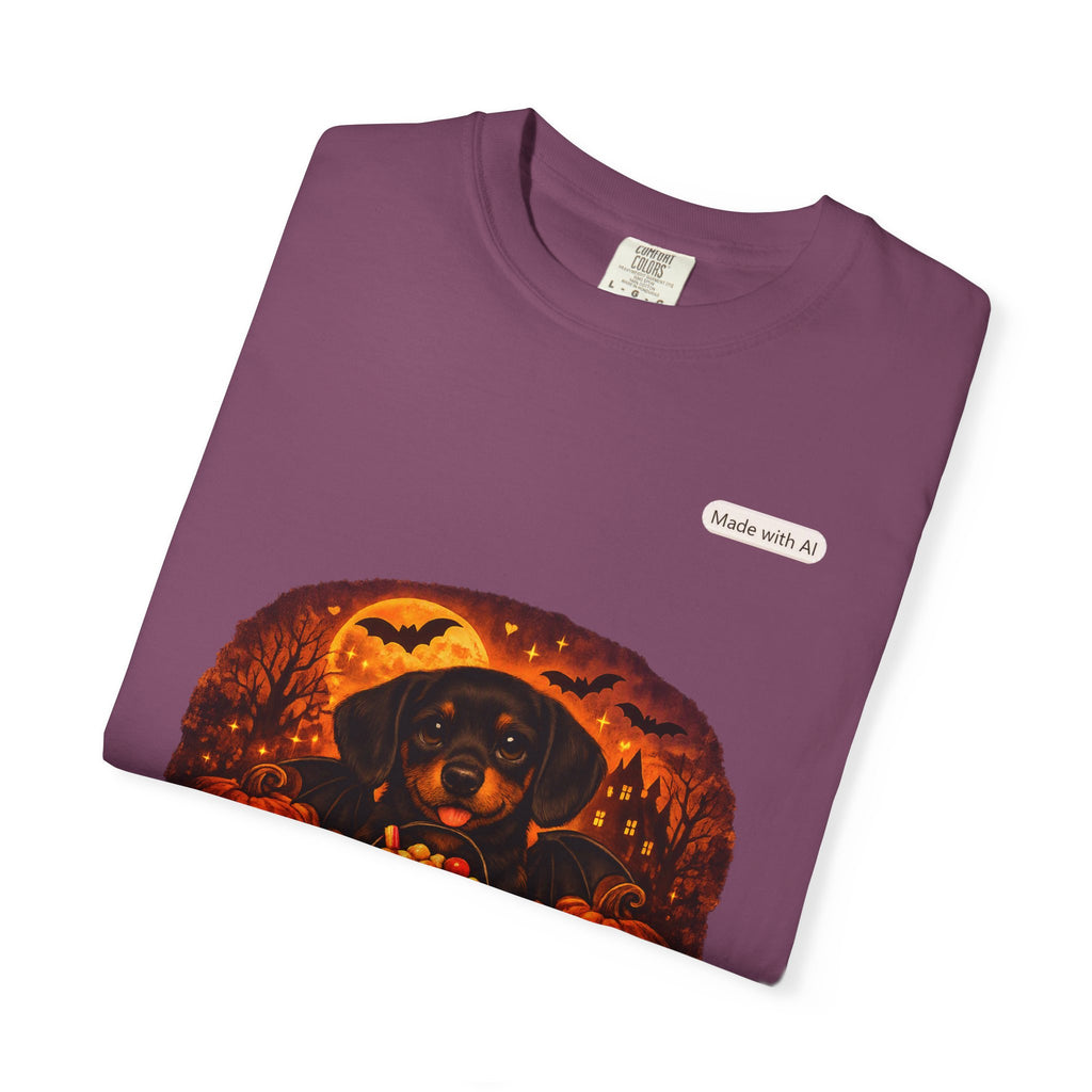 Halloween Cat Pumpkin T-Shirt — Spooky Vintage Jack-O'-Lantern Design