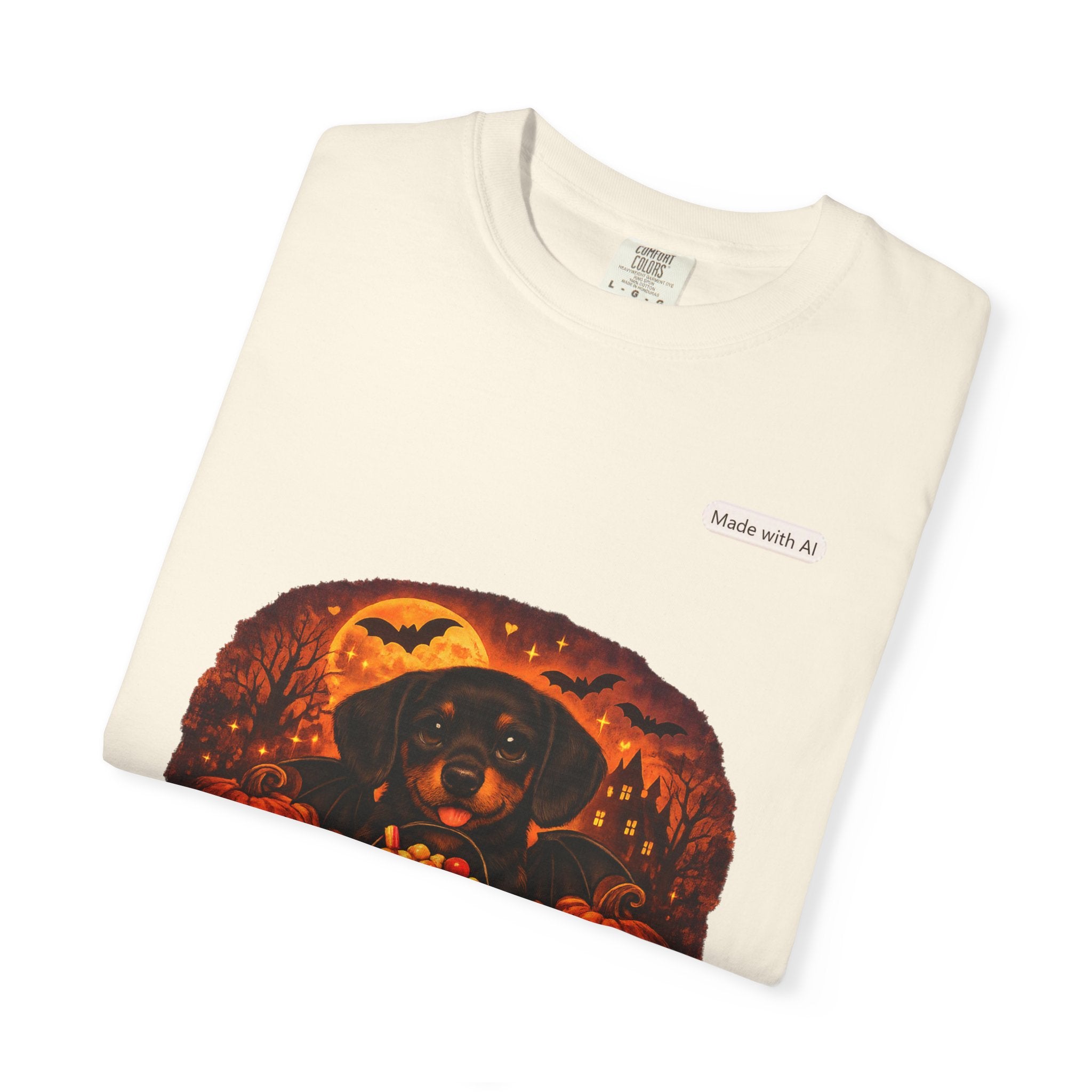 Halloween Cat Pumpkin T-Shirt — Spooky Vintage Jack-O'-Lantern Design