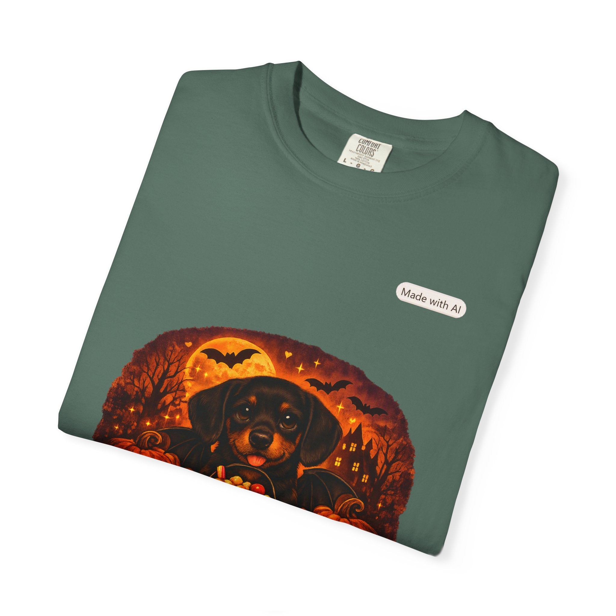 Halloween Cat Pumpkin T-Shirt — Spooky Vintage Jack-O'-Lantern Design